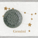 Modern Zodiac Sign Gold Gemini | Element Air  Kitchen Towel<br><div class="desc">Modern Zodiac Sign Gold Gemini | Element Air</div>
