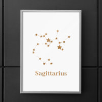 Modern Zodiac Sign Gold Sagittarius| Element Fire