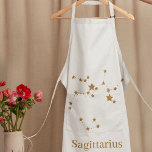 Modern Zodiac Sign Gold Sagittarius| Element  Fire Apron<br><div class="desc">Modern Zodiac Sign Gold Sagittarius| Element  Fire</div>