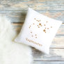 Modern Zodiac Sign Gold Sagittarius| Element  Fire Outdoor Pillow