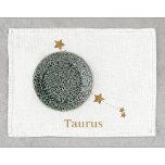 Modern Zodiac Sign Gold Taurus | Element Earth Kitchen Towel<br><div class="desc">Modern Zodiac Sign Gold Taurus | Element Earth</div>