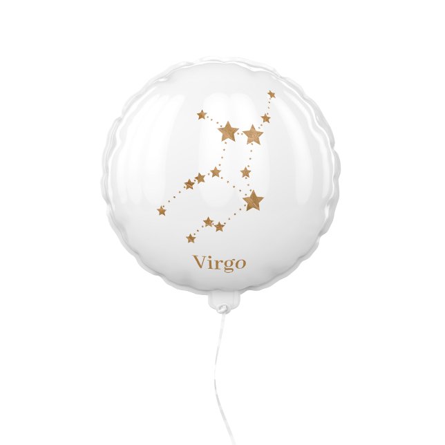 Modern Zodiac Sign Gold Virgo | Element Earth Balloon (Creator Uploaded)
