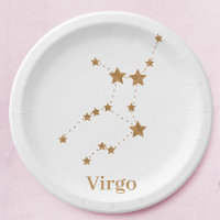 Modern Zodiac Sign Gold Virgo | Element Earth