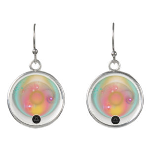 Modern Zodiac Sign Libra Quote Air Element Earrings