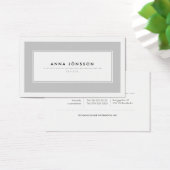 Moderna Grå Visitkort (Desk)