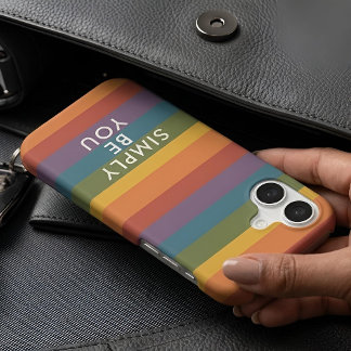 Moderna Linear | MCM Rainbow Be You iPhone Case