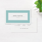 Modernas Tarjetas de Visita Azul (Desk)