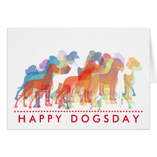Moderne Dogge-Gruppe Cards (Front Horizontal)