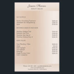 Moderne minimale Beige Hautfarbe Flyer<br><div class="desc">Modernes Business, minimalistisch, beige. Entworfen für Designer, Stylist, Salons, Haare und Make-up Künstler, Nägel und Lash Künstler, Wellness-Center und Bearbeiten Sie die Karte, send Sie Ihre Daten eingeben. Sie können den Schriftart, die Farbe und die Position individuell durch "weitere Personalisierung" auswählen.</div>