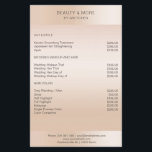 Moderne minimale Beige Hautfarbe Flyer<br><div class="desc">Modernes Business,  minimalistisch,  beige.  Entworfen für Designer,  Stylist,  Salons,  Haare und Make-up Künstler,  Nägel und Lash Künstler,  Wellness-Center und mBearbeiten Sie die Karte,  indem Sie Ihre Daten eingeben. Sie können den Schriftart,  die Farbe und die Position individuell durch "weitere Personalisierung" auswählen.</div>