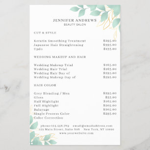 Moderner, Wei-Grün Leafy Flyer