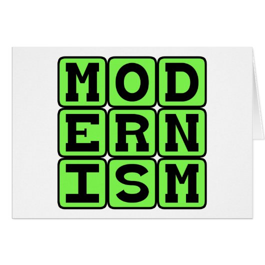 Modernism, Philosophical Movement Cards (Front Horizontal)