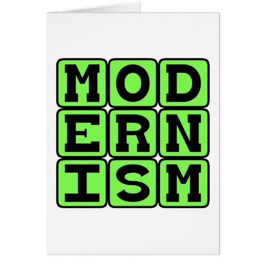 Modernism, Philosophical Movement Cards (Front)