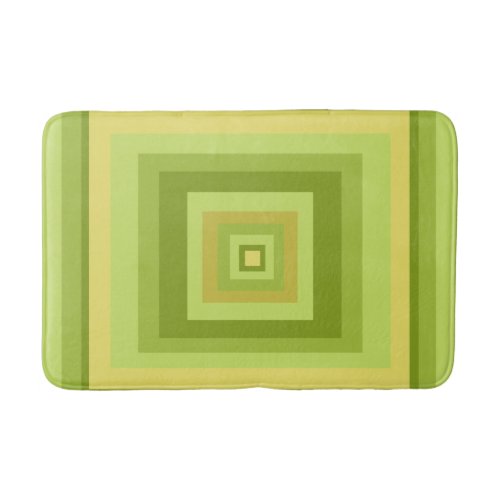 modernist abstract geometric art bath mat