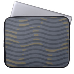 modernist abstract geometric art laptop sleeve
