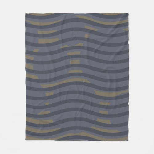 modernist abstract geometric fleece blanket