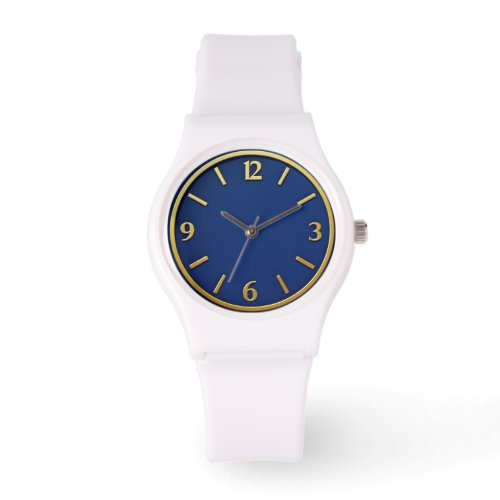 Modernist Blue + Gold 2 Tone Watch