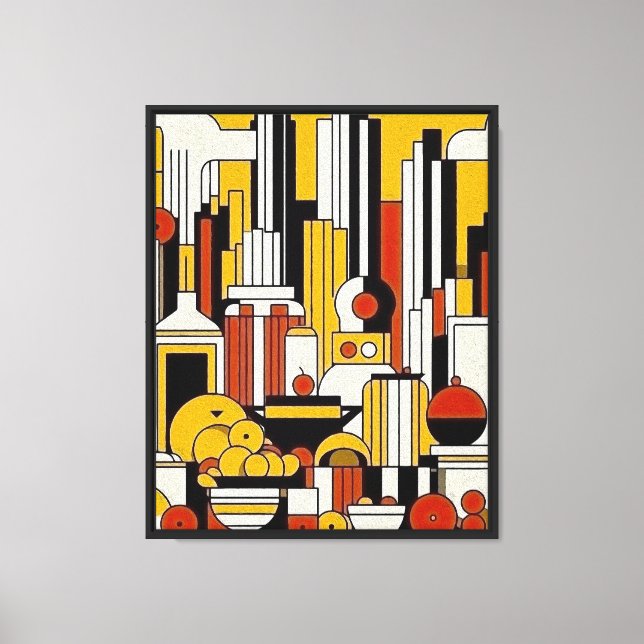 Modernist Marvel Canvas Print (Front)