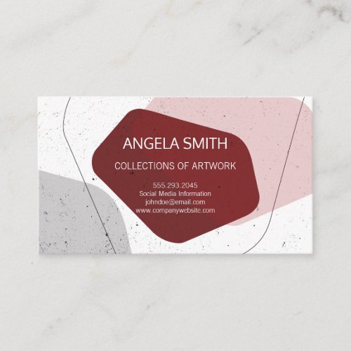 Modernistic Shapes Business Card