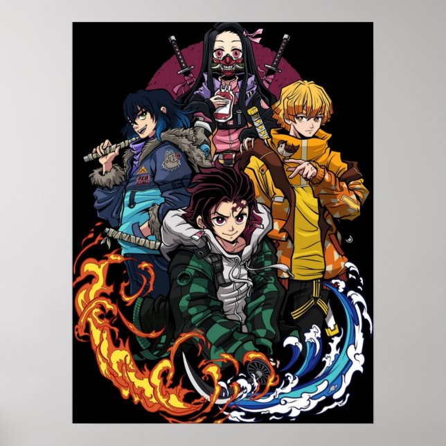 Modernized Demon Slayer Poster (Front)