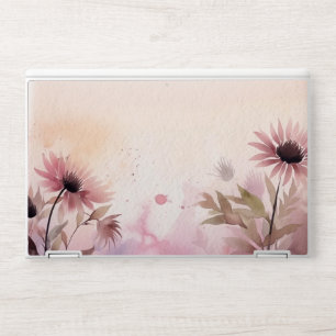 ModernSimple Cute Watercolor Flowers HP Laptop Skin