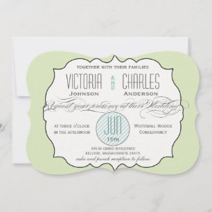 ModernTypography Wedding Invitations
