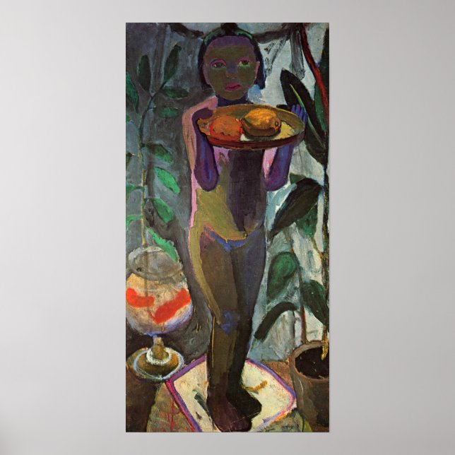 Modersohn-Becker - Children With Goldfish Bowl Poster (Front)