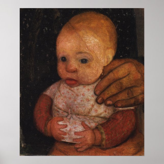 Modersohn-Becker - Infant With Her Mother's Hand Poster (Front)