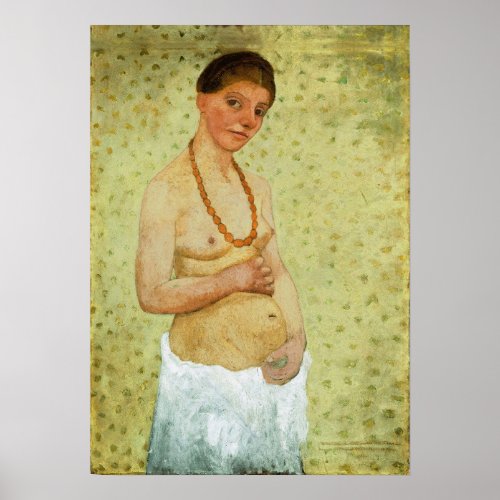 Modersohn_Becker _ Self_Portrait 6th Anniversary Poster