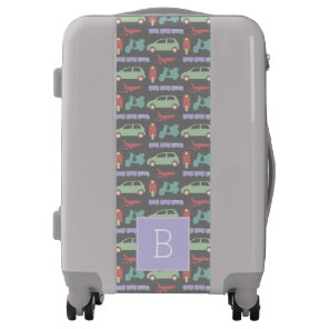 Modes of Transport Travel Icons Monogram Luggage