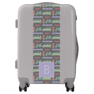 Modes of Transport Travel Icons Monogram Luggage