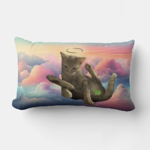 Modest Angel Cat Pillow