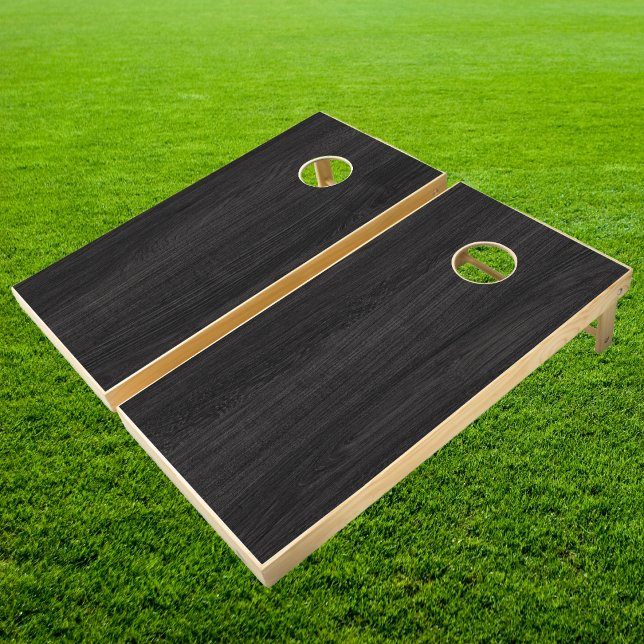 Modest Dark Wood Cornhole Set (Creator Uploaded)