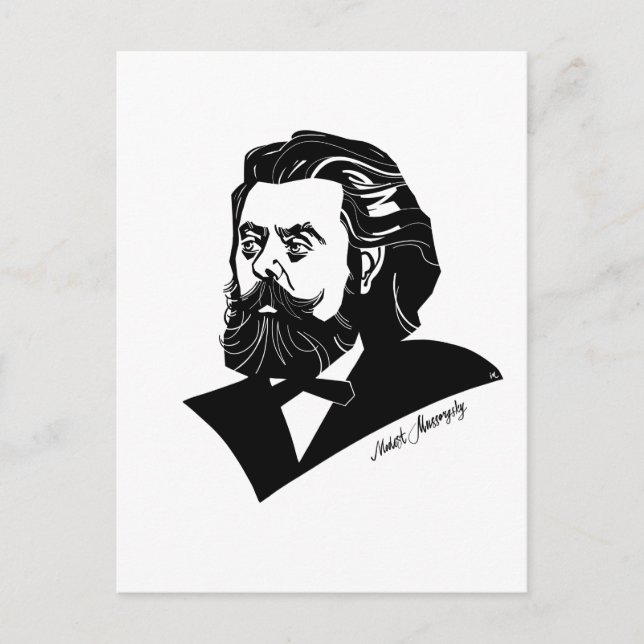 Modest Mussorgsky Postcard (Front)