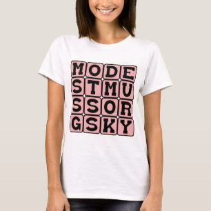 Modest Mussorgsky, Russian Composer T-Shirt