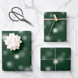 Modest White Playful Random Fading Away Points Wrapping Paper Sheets