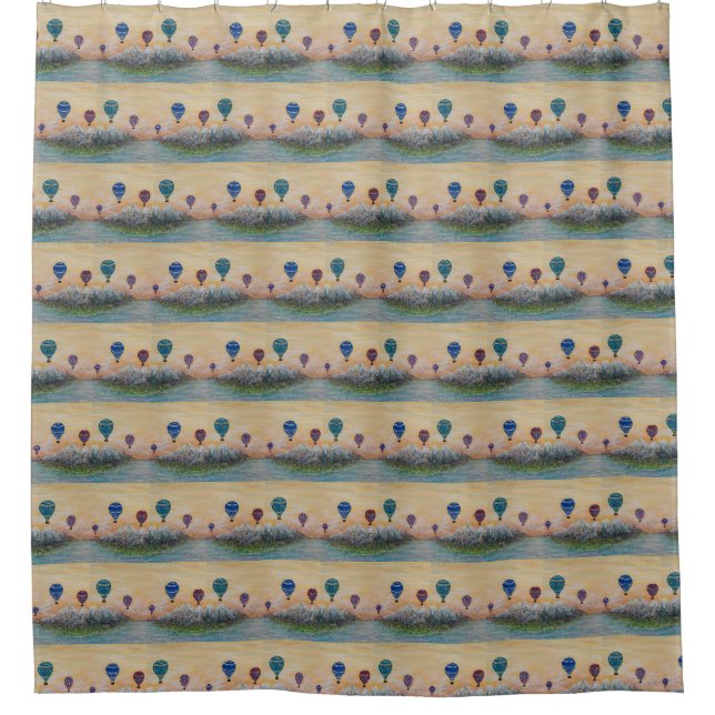 Modesto Pattern Shower Curtain (Front)