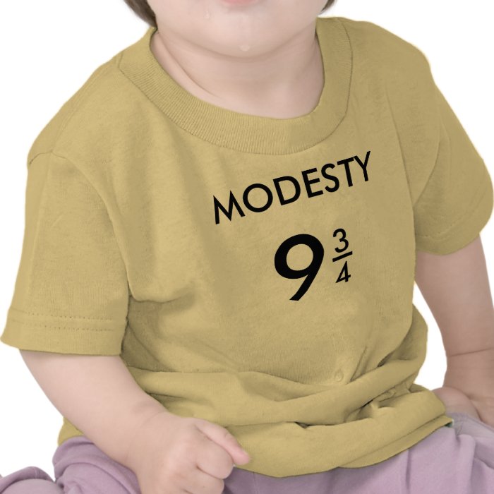 Modesty 9 3/4. Babies Short Sleeve T shirt.