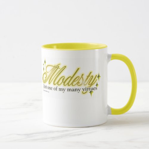 Modesty is a Virtue Mug