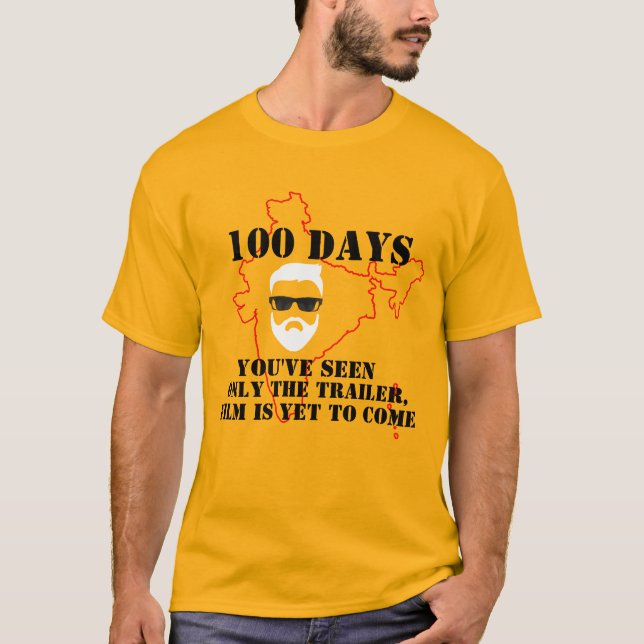 Modi-fy India Narendra Modi PM India movie trailer T-Shirt (Front)
