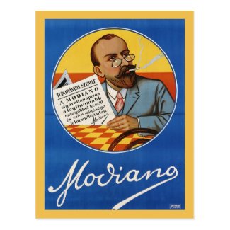 Modiano Cigarette Papers Advert Vintage Postcard