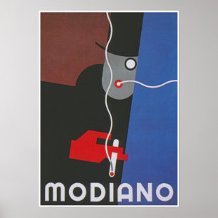 Modiano Italian Advertisement Poster