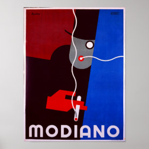 Modiano - Vintage Cigarette Advertising Poster