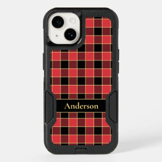 Modified Buffalo Check Pattern Custom Colors SVG OtterBox iPhone 14 Case
