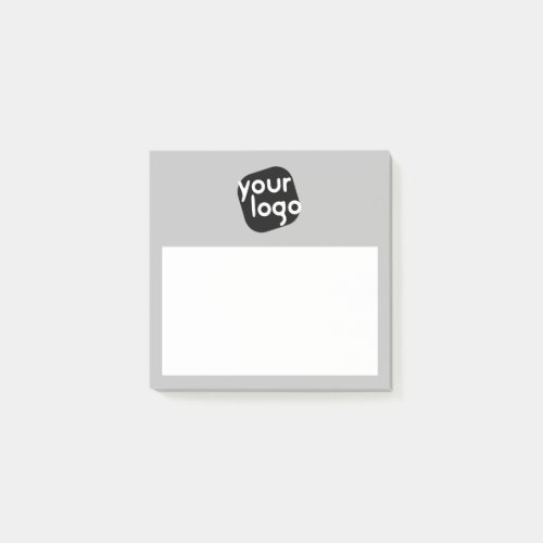 Modify Color Add Your Logo Here Minimalist Branded Post_it Notes