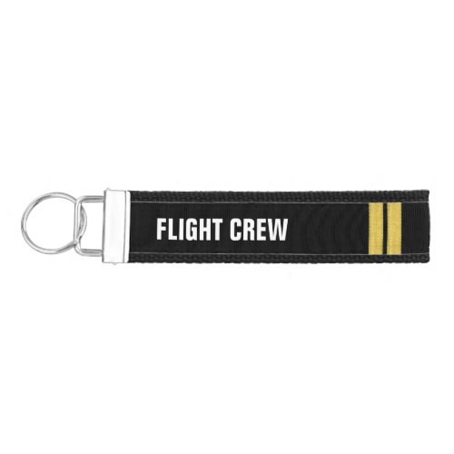 Modify this Flight Crew 2 Bar Gold Epaulettes Wrist Keychain