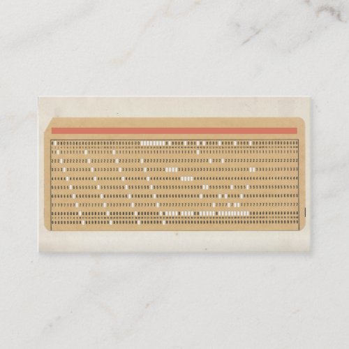 Modify this Vintage Computer Punched Card