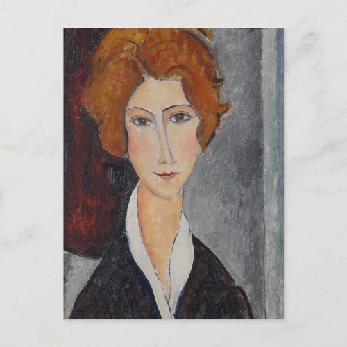 Modigliani Amedeo Portrait Postcard