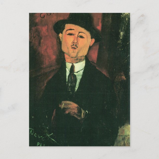 Modigliani Amedeo Portrait Postcard (Front)