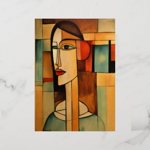  Modigliani_Inspired Art Cards Foil Invitation